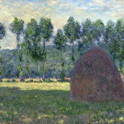 Dafen Village Oil Painting Studio - Haystack at Giverny (1885) by Claude Monet - Hand-Painted Fine Art Reproduction
