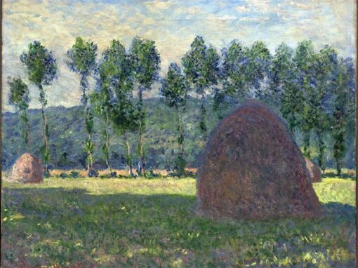 Dafen Village Oil Painting Studio – Haystack at Giverny (1885) by Claude Monet – Hand-Painted Fine Art Reproduction