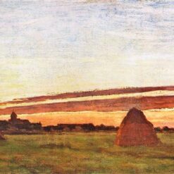 Claude Monet's Haystacks at Chailly - Premium Oil Painting Reproduction, Crafted in Dafen Village Studio