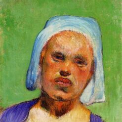 Buy Paul Gauguin’s "Head of a Breton (Marie Louarn)" 1888 - Premium Oil Painting Reproduction | Custom Handcrafted Canvas Art