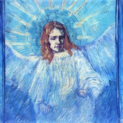 Fine Art Oil Painting of Van Gogh's 'Head of an Angel' (1889), Inspired by Rembrandt, Custom Reproduction from Dafen Village