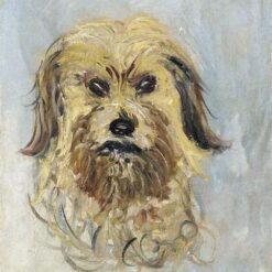 Handcrafted Head of the Dog (1882) by Claude Monet – Exclusive Oil Painting Reproduction from Dafen Village Studio