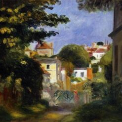 Renoir "House and Figure among the Trees" 1889 – Premium Oil Painting Reproduction from Dafen Village Art Studio