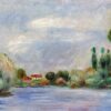 Pierre-Auguste Renoir "House on the River" – Handcrafted Oil Painting Reproduction for Tranquil River and Landscape Decor