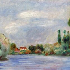 Pierre-Auguste Renoir "House on the River" – Handcrafted Oil Painting Reproduction for Tranquil River and Landscape Decor
