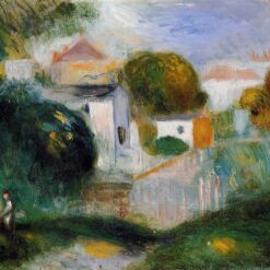 Renoir "Houses in the Trees" – Premium Oil Painting Reproduction from Dafen Village Art Studio