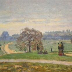Classic Impressionist Hyde Park (1871) by Claude Monet – Museum-Quality Oil Painting from Dafen Village Studio