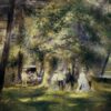 Pierre-Auguste Renoir "In St Cloud Park" (1866) – Handcrafted Oil Painting Reproduction for Elegant Landscape and Park Decor