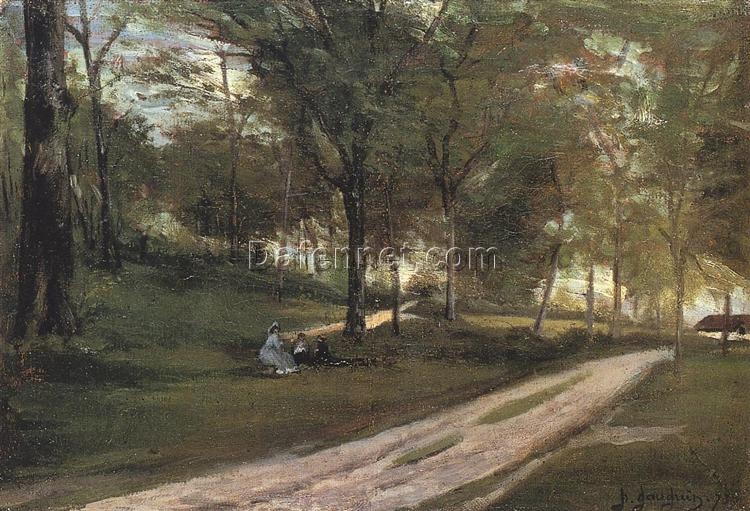 Paul Gauguin “In the Forest of Saint-Cloud II” 1873 – Premium Oil Painting Reproduction | Custom Canvas Art for Your Home