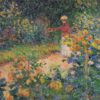 Claude Monet In the Garden (1895) - Realistic Oil Painting Reproduction for Home Décor from Dafen Village