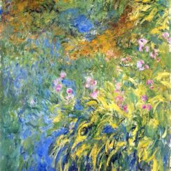 High-Quality Monet Irises 3 (1914-1917) Oil Painting - Exclusive from Dafen Village Studio