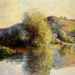 Impressionist Isleets at Port-Villez (1883) by Claude Monet – Custom Oil Painting on Canvas, Dafen Village Masterpiece
