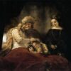 Rembrandt 'Jacob Blessing the Children of Joseph' 1656 – A Stunning Masterpiece of Patriarchal Blessings