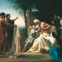 William-Adolphe Bouguereau 'Jacob Receiving Joseph's Bloody Coat' (1845) – Classic Historical Oil Painting Reproduction