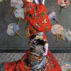 Dafen Village Studio's Fine Art Reproduction of Claude Monet's "Japan's (Camille Monet in Japanese Costume)" - 1876 Oil Painting