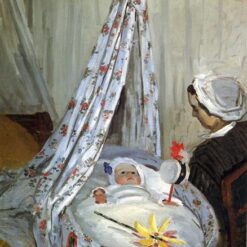 Claude Monet Jean Monet in the Cradle – Hand-Painted 1867 Reproduction for Classic Art Lovers – Dafen Village Studio
