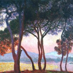 Hand-Painted Juan-les-Pins by Claude Monet – 1888 Impressionist Masterpiece, Crafted by Dafen Village Oil Painting Studio