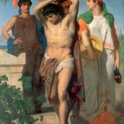Bouguereau’s Kanephoros – 1852 Oil Painting of a Young Girl with Basket | High-Quality Reproduction
