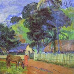 Paul Gauguin "Landscape" 1899 - Custom Oil Painting Reproduction