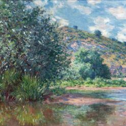 Original Style Reproduction of Monet's "Landscape at Port-Villez" (1885) - High-Quality Oil Painting from Dafen Village