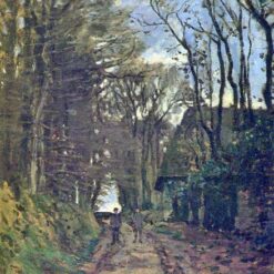 Classic Lane in Normandy 1868 Oil Painting by Claude Monet - Stunning Custom Reproduction from Dafen Village