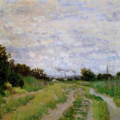 Claude Monet’s Lane in the Vineyards at Argenteuil (1872) | Museum-Quality Reproduction from Dafen Village Studio