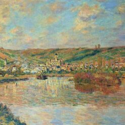 Claude Monet's Late Afternoon in Vetheuil (1880) - Custom Handcrafted Oil Painting from Dafen Village Artisans