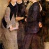 Pierre-Auguste Renoir "Leaving the Conservatoire" 1877 – Handcrafted Oil Painting Reproduction for Elegant Portrait and French Art Decor
