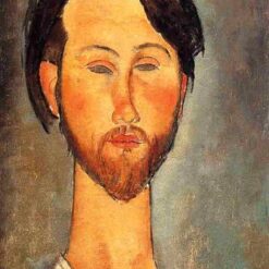 Amedeo Modigliani "Leopold Zborowski" 1918 - Authentic Oil Painting Reproduction | Elegant Canvas Art from Dafen Village