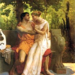 Reproduction of "Idyll" by Bouguereau | Elegant Oil Painting for Home Décor from Dafen Village Studio