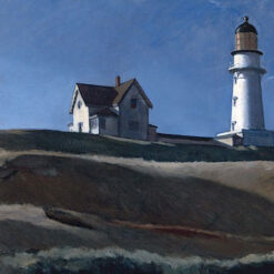 Lighthouse Hill" by Edward Hopper 1927 - Hand-Painted Oil Painting Reproduction | Fine Art Canvas from Dafen Village