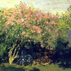 Claude Monet's Lilacs in the Sun – Fine Art Oil Painting Reproduction by Dafen Village Studio
