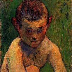 Little Breton Bather" by Paul Gauguin - 1888 Oil Painting Reproduction | Beautiful Hand-Painted Canvas Artwork for Art Collectors