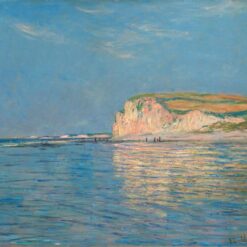 Impressionist Masterpiece: Low Tide at Pourville 02 by Claude Monet - Custom Oil Painting from Dafen Village
