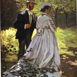 Authentic Lunch on the Grass Study by Claude Monet - 1865 Classic Oil Painting, Hand-painted in Dafen Village