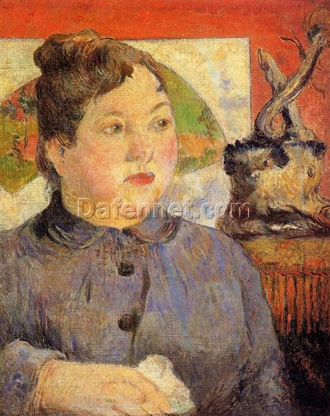 Buy Paul Gauguin’s “Madame Alexandre Kohler” 1887 – Premium Oil Painting Reproduction | Custom Handcrafted Canvas Art