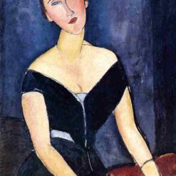 Buy Amedeo Modigliani’s "Madame Georges van Muyden" 1917 - Premium Oil Painting Reproduction | Custom Handcrafted Canvas Art