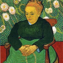 Hand-painted Vincent van Gogh Oil Painting of "A Meadow in the Mountains: Le Mas de Saint-Paul" (1889) - Ideal for Home Decor
