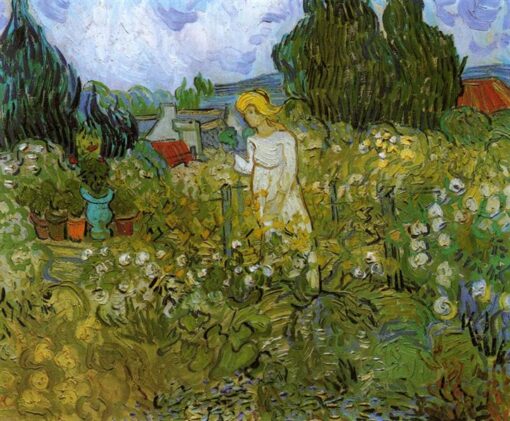 Vincent van Gogh’s Mademoiselle Gachet in Her Garden (1890) – Custom Oil Painting from Dafen Village Professional Artists