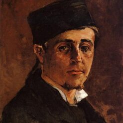 Man with a Toque" by Paul Gauguin c.1876 - Hand-Painted Oil Painting Reproduction | Fine Art Canvas from Dafen Village