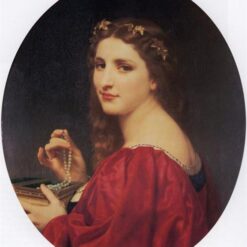 Marguerite" by Bouguereau | Hand-painted Oil Painting Reproduction of 1868 Masterpiece
