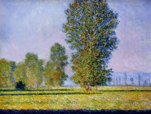 „Impressionistische Wiese bei Limetz“ (1888) – Ölgemälde von Claude Monet | Maßgefertigtes Kunstwerk aus dem Atelier im Dorf Dafen