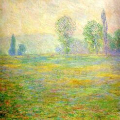 Fine Art Oil Painting Reproduction of Meadows in Giverny (1888) by Claude Monet – Created in Dafen Village Studio