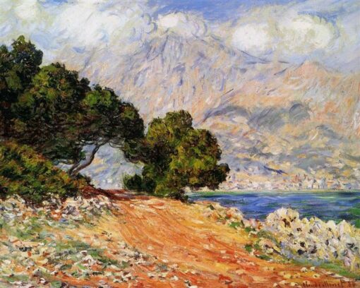 Monet’s Meton Seen from Cap Martin (1884) – Stunning Hand-Painted Oil Painting Reproduction by Dafen Village Artists