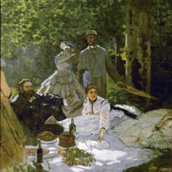 Claude Monet Le Déjeuner sur l'herbe (1865-1866) Hand-Painted Oil Painting | Premium Reproduction from Dafen Village