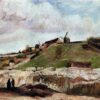Original Vincent van Gogh Montmartre Quarry Windmills - Custom Hand-painted Oil Artwork by Dafen Village Artists
