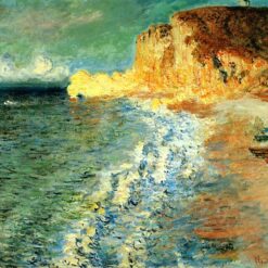 Handcrafted Oil Painting of Morning at Etretat by Claude Monet (1883) – Available from Dafen Village Studio