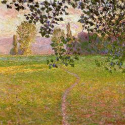 Authentic Oil Painting of Morning Landscape, Giverny by Claude Monet (1888) – Crafted by Dafen Village Master Artists