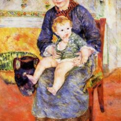 Pierre-Auguste Renoir "Mother and Child" 1881 – Oil Painting Reproduction – Hand-painted Masterpiece from Dafen Village