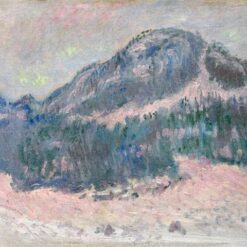 Custom Oil Painting of Mount Kolsaas, Rose Reflection by Claude Monet – 1895 Masterpiece Reproduction from Dafen Village Studio